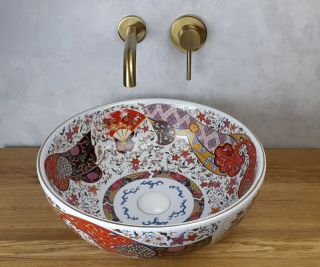 Раковина чаша Bronze de Luxe Festival 2231, разноцветная